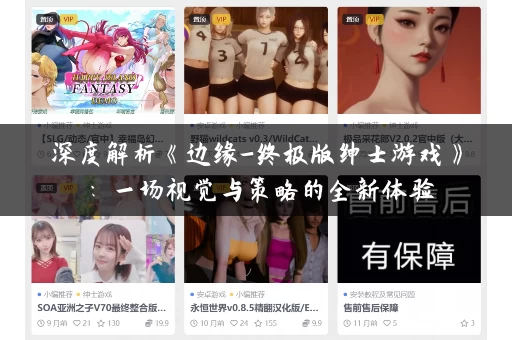 深度解析《边缘-终极版绅士游戏》：一场视觉与策略的全新体验