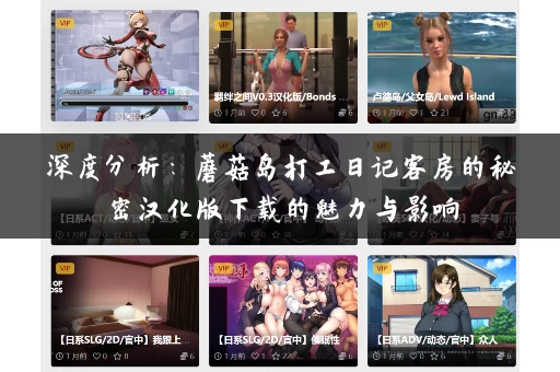 深度分析：蘑菇岛打工日记客房的秘密汉化版下载的魅力与影响