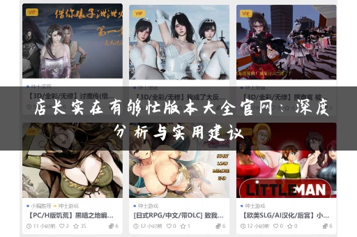 店长实在有够忙版本大全官网：深度分析与实用建议