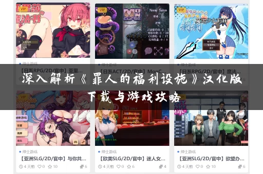 深入解析《罪人的福利设施》汉化版下载与游戏攻略
