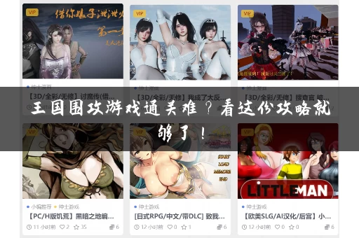 王国围攻游戏通关难？看这份攻略就够了！