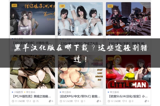 黑羊汉化版在哪下载？这些途径别错过！