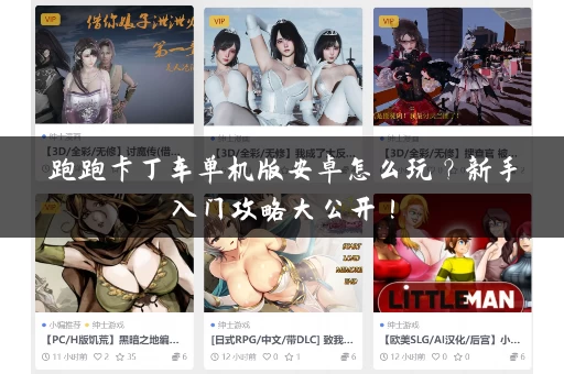 跑跑卡丁车单机版安卓怎么玩？新手入门攻略大公开！