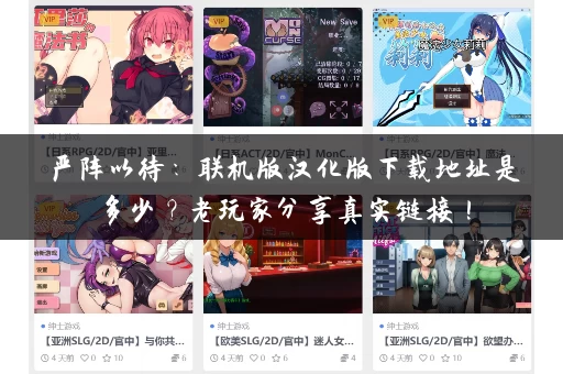 严阵以待：联机版汉化版下载地址是多少？老玩家分享真实链接！