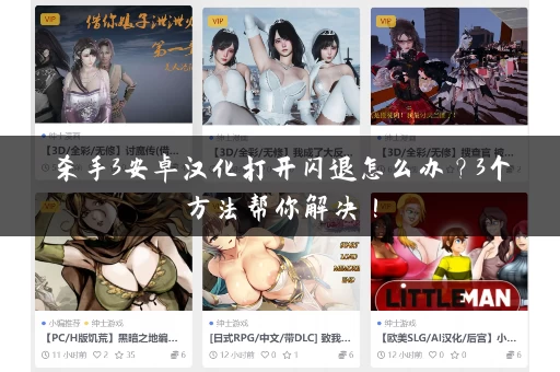 杀手3安卓汉化打开闪退怎么办?3个方法帮你解决! 杀手3安卓汉化打开闪退怎么办?3个方法帮你解决!