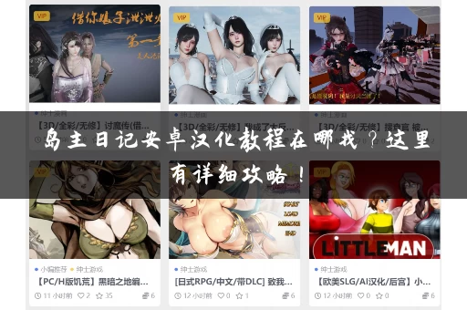岛主日记安卓汉化教程在哪找？这里有详细攻略！