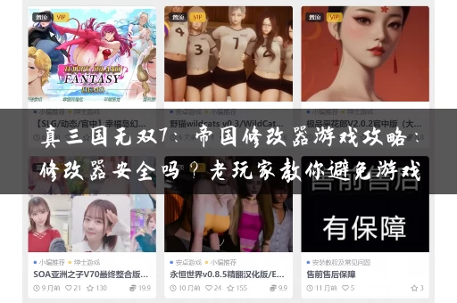 真三国无双7:帝国修改器游戏攻略:修改器安全吗?老玩家教你避免游戏坏档! 真三国无双7:帝国修改器游戏攻略:修改器安全吗?老玩家教你避免游戏坏档!
