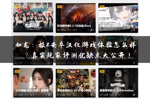 如龙：极2安卓汉化游戏体验怎么样？真实玩家评测优缺点大公开！