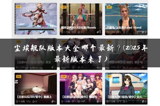 尘埃舰队版本大全哪个最新？(2025年最新版本来了)