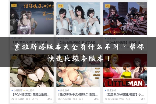 索拉斯塔版本大全有什么不同？帮你快速比较各版本！