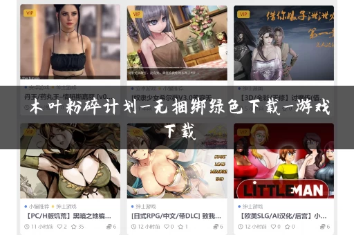 木叶粉碎计划_无捆绑绿色下载_游戏下载