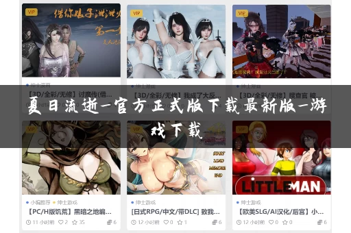 夏日流逝_官方正式版下载最新版_游戏下载