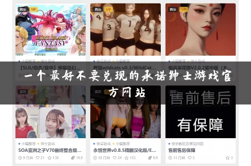 一个最好不要兑现的承诺绅士游戏官方网站