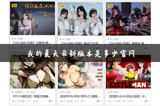 我的夏天最新版本是多少官网