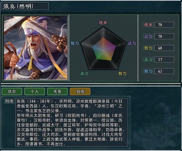 《三国志11大浪淘沙》新武将讲解9：王睿波才张奂的能力属性及妙用