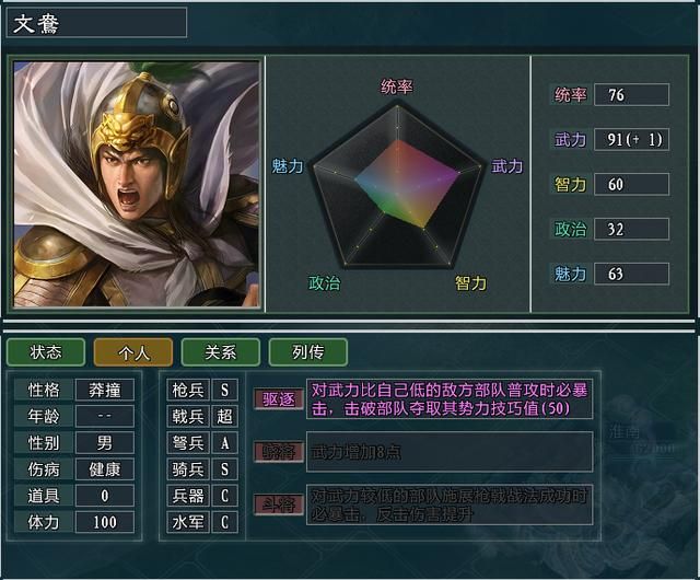 《三国志11大浪淘沙》新武将讲解9：王睿波才张奂的能力属性及妙用