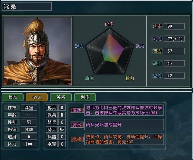 三国志11大浪淘沙特技详解十七：白衣死士白毦飞熊的效果及妙用