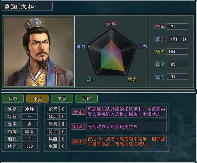 三国志11大浪淘沙特技详解30：鬼才毒士国士避火的效果及妙用