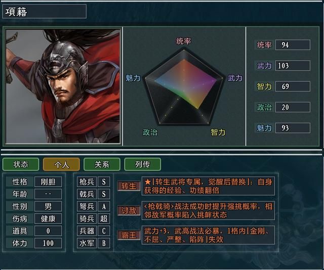 三国志11大浪淘沙特技详解十五：霸王飞将极武兵仙讨敌的效果及妙用