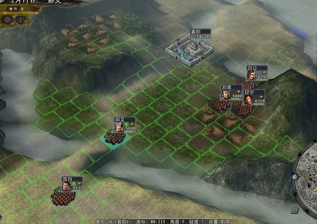 三国志11大浪淘沙特技详解32：拱戍布阵扰敌后勤的效果及妙用