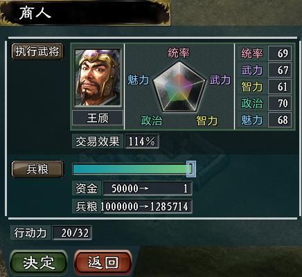 三国志11大浪淘沙特技详解36：名望清野商才安民循吏的效果及妙用