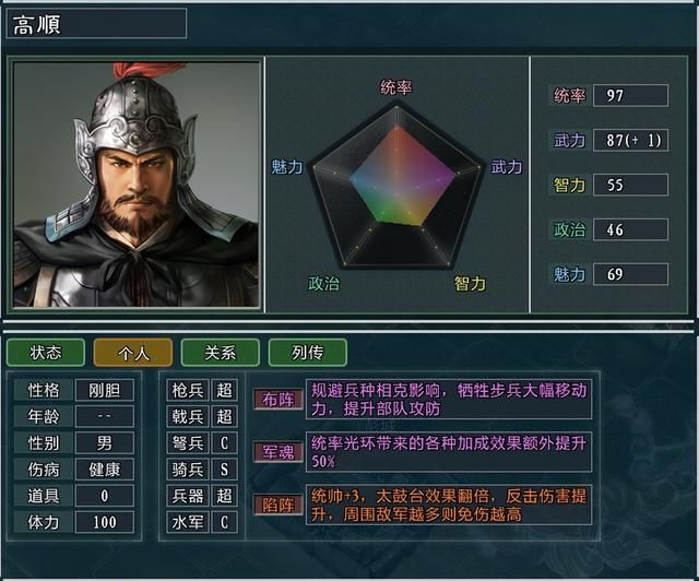 三国志11大浪淘沙特技详解24：治军坚城陷阵的效果及妙用