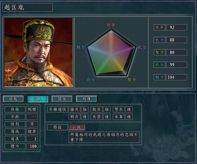 三国志11血色衣冠特技讲解十九：仁政风水祈祷内助的威力展示及妙用