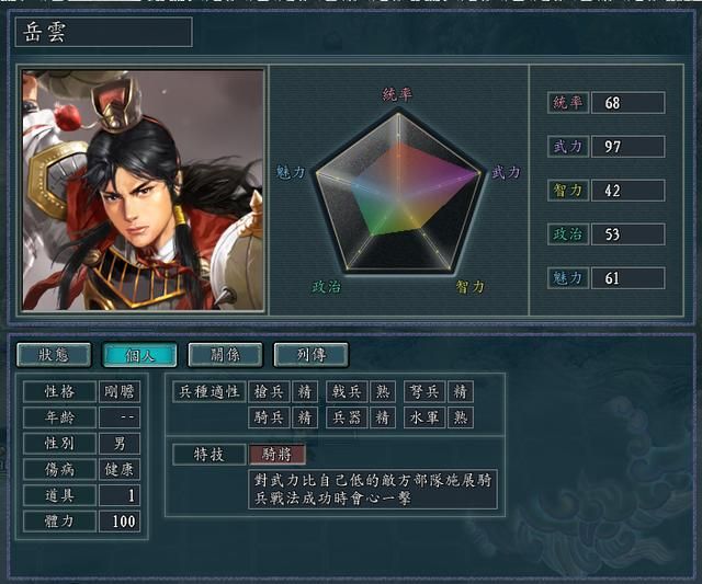 三国志11血色衣冠特技讲解五：白马辅佐枪将戟将弓将骑将的威力展示及妙用