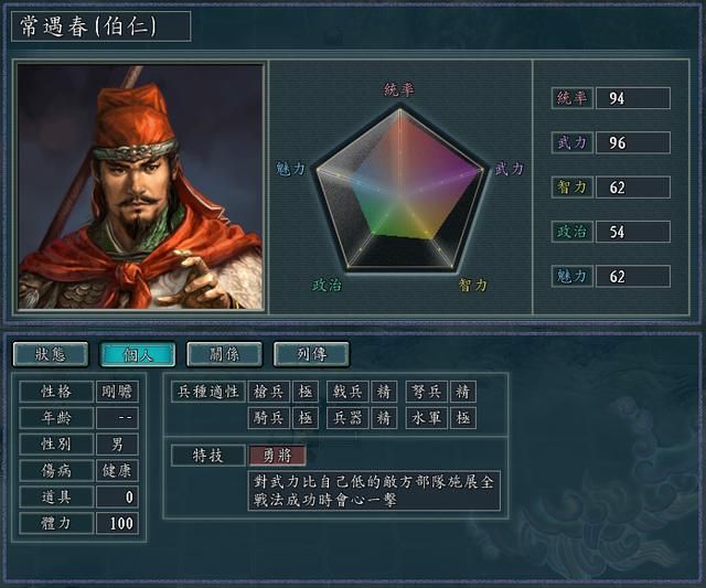 三国志11血色衣冠特技讲解六：水将勇将神将霸王的威力展示及妙用