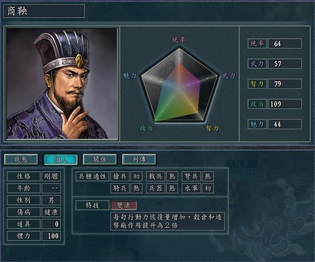 三国志11血色衣冠特技讲解二十七：变法法治后勤亲和的威力展示及妙用