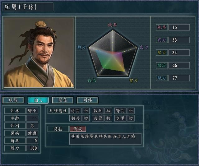三国志11血色衣冠特技讲解二十八：圣人运筹激励伯乐清谈的威力展示及妙用