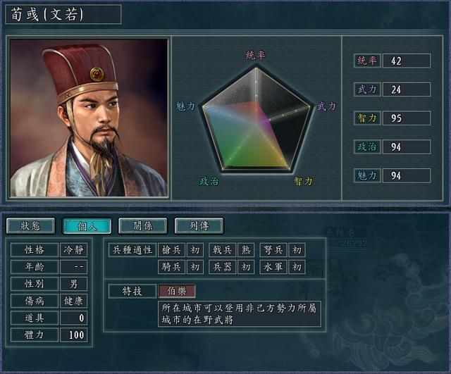 三国志11血色衣冠特技讲解二十八：圣人运筹激励伯乐清谈的威力展示及妙用
