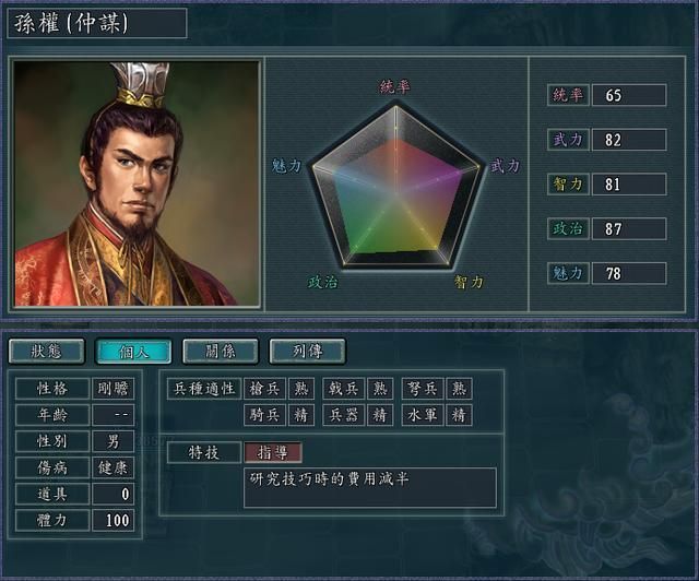 三国志11血色衣冠特技讲解十七：指导眼力论客以及经济特技的威力展示及妙用