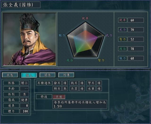 三国志11血色衣冠特技讲解十七：指导眼力论客以及经济特技的威力展示及妙用