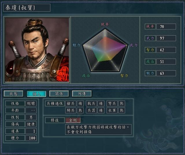 三国志11血色衣冠特技讲解九：不屈金刚铁壁怒发的威力展示及妙用