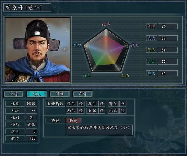 三国志11血色衣冠中一飞冲天的废技（8个变成T0技能的特技）