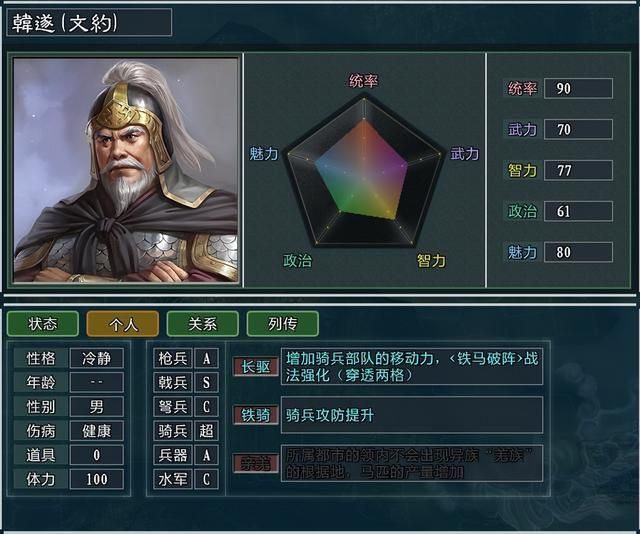 三国志11大浪淘沙韩遂势力怎么玩（韩遂势力难度强度全测评）