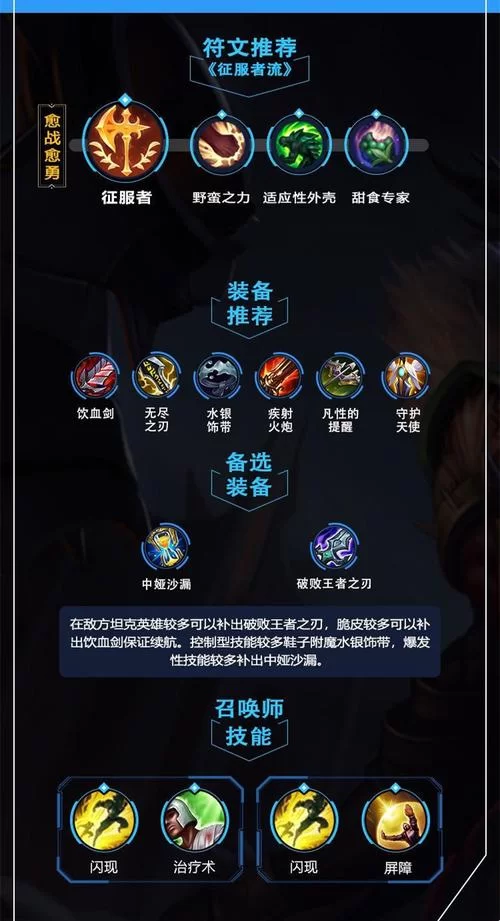 LOL手游德莱文攻略：最强输出ADC玩法详解