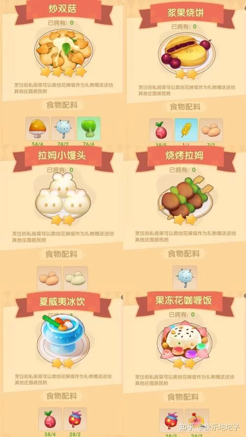 摩尔庄园炒双菇配方是什么？教你轻松做出美味佳肴