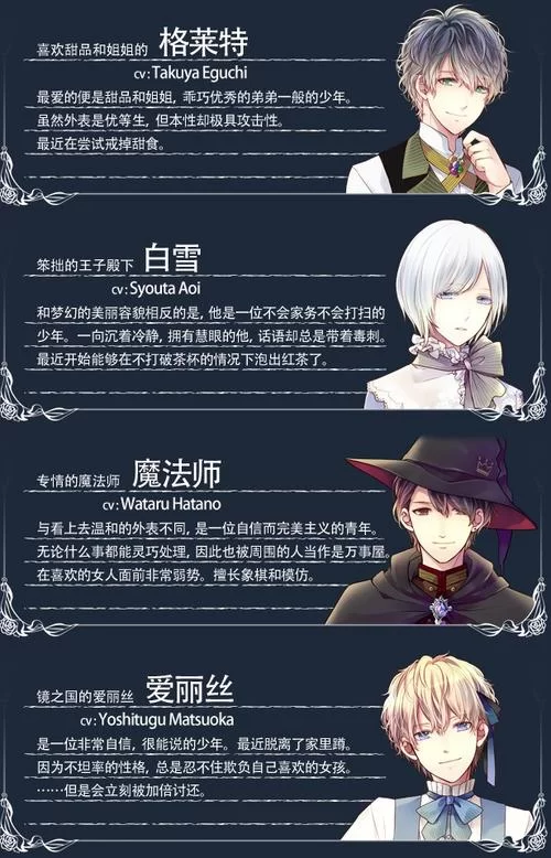 大正对称爱丽丝全角色攻略：解锁隐藏剧情