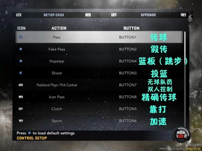 NBA2K11操作详解：新手必看按键指南