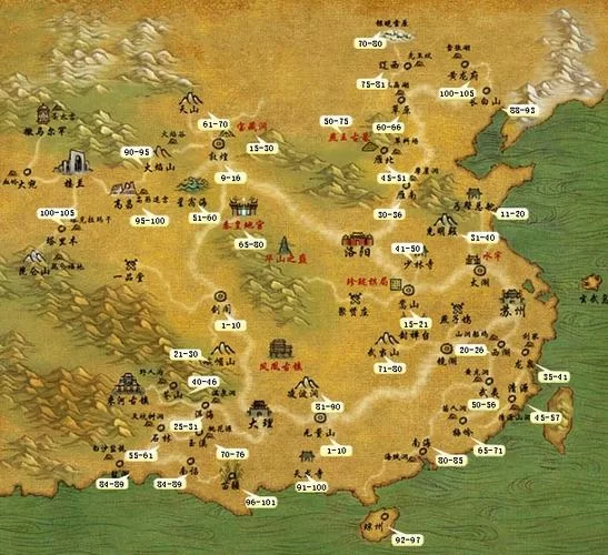天龙八部世界地图探索攻略：隐藏地点全揭秘！