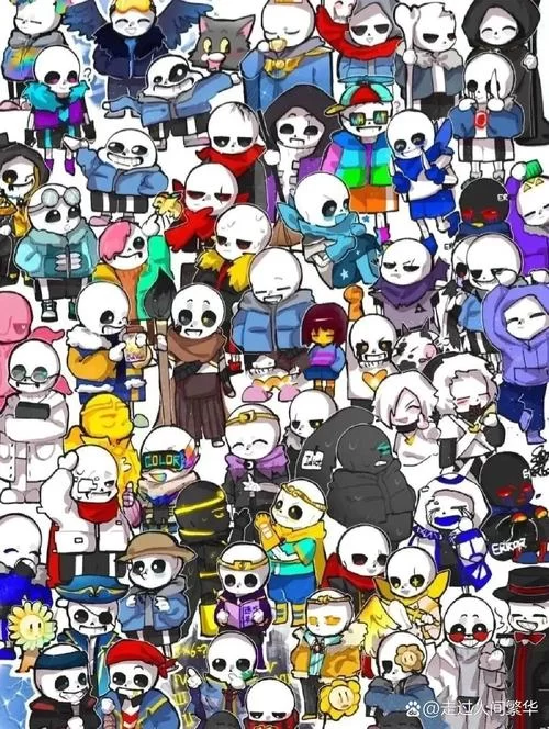 sans七大邪骨都有谁？带你认识这些邪恶的Sans
