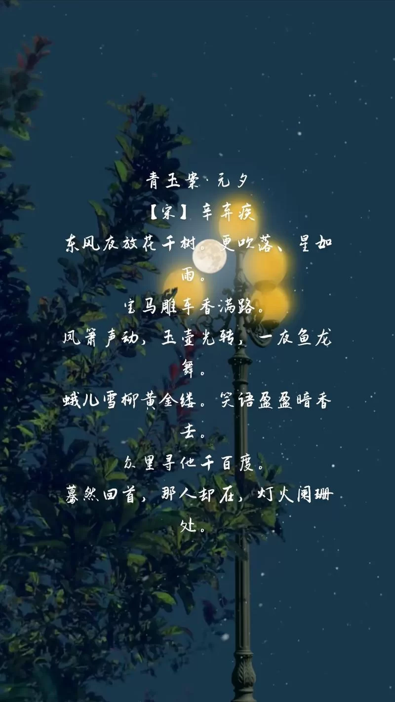 蓦然回首灯火阑珊，阑珊指的究竟是灯火还是其他？