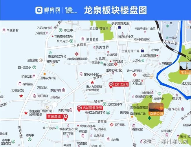 郴州爱地广场地理位置优越，生活配套设施齐全