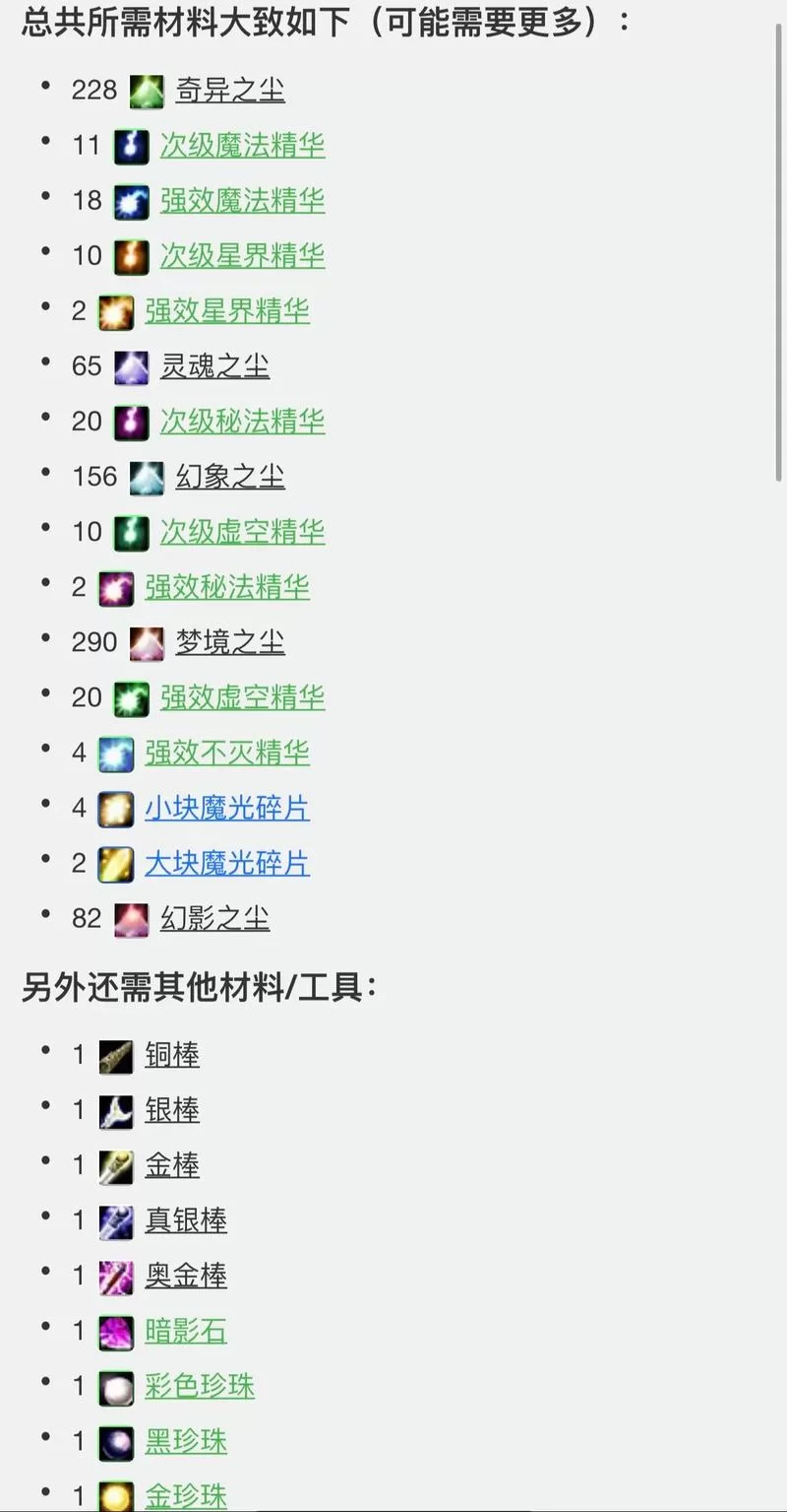 WOW传家宝也能附魔？低级附魔实用指南