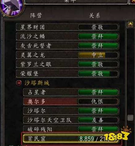 魔兽世界贫民窟声望怎么刷？快速提升声望技巧详解