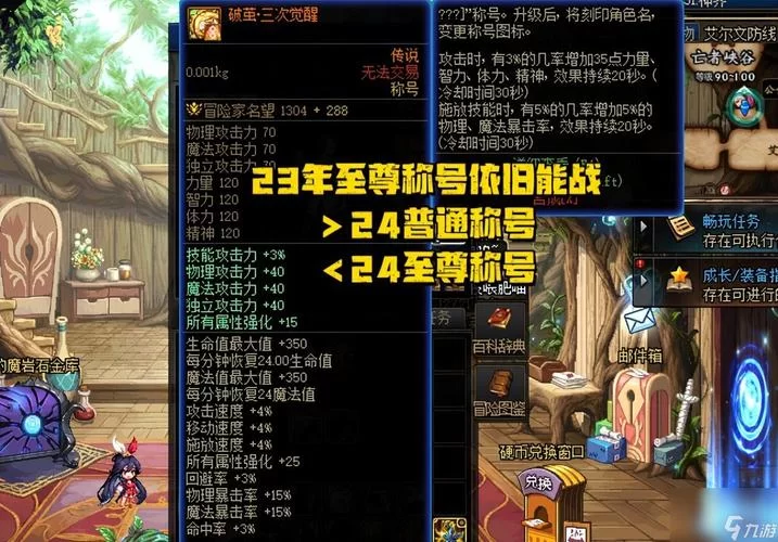 DNF使徒的宿命称号：老玩家回忆与最新版本评测