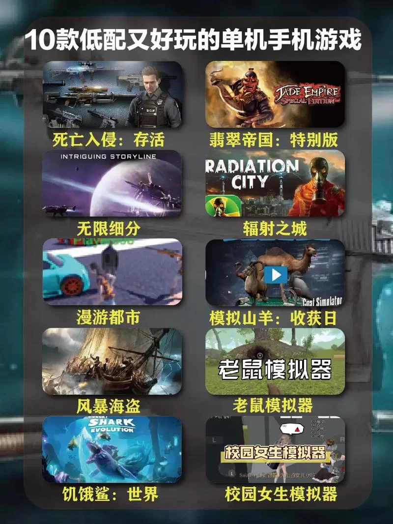 单机手机游戏免费下载大全中文版-玩转你的手机