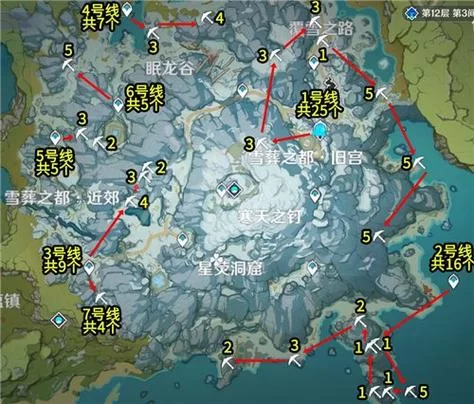 原神星银矿石分布地图全览：高效采集技巧大公开